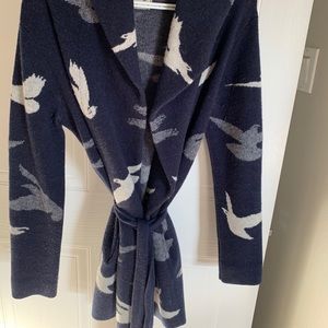 Anthropology hooded cardigan